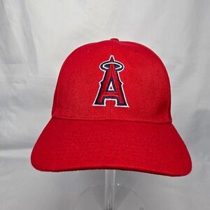 LA Angels Hat Mens Red Stadium Giveaway AM 830 Baseball Sixth Man Promotions MLB